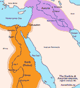 Nubian empire map